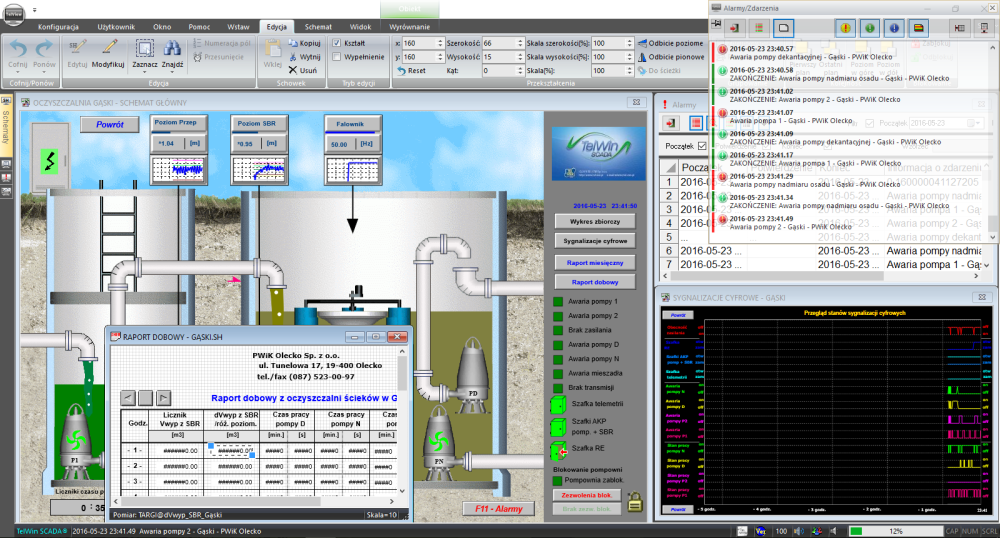 TelView | Wizualizacja | TEL-STER | Systemy SCADA | Automatyka | Procesy przemyslowe